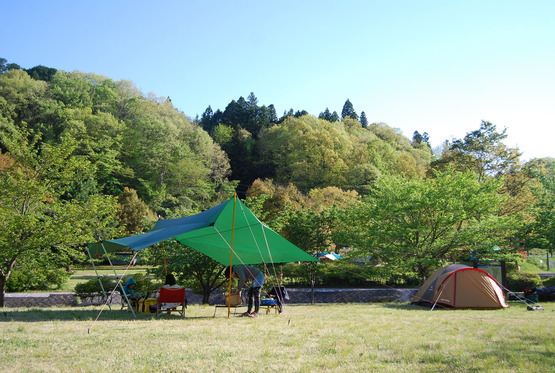 初キャンプ場へGO!