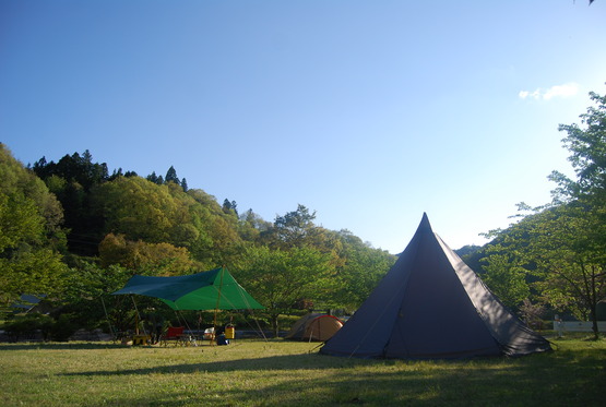 初キャンプ場へGO!