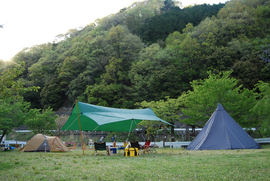 初キャンプ場へGO!