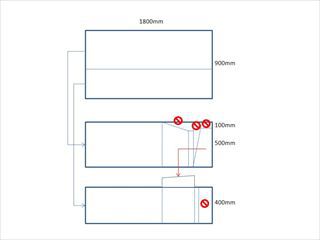 臨時の薪置きをプラダンで作成