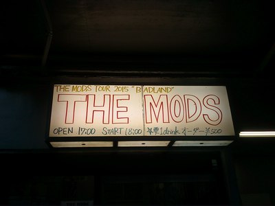 THE MODS　“TOUR 2015 - BADLAND”