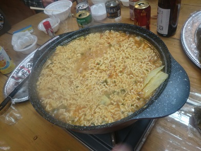 釣り友パーチー（ホルモン鍋編）
