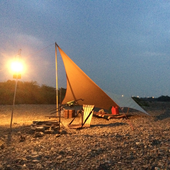 SURVIVAL CAMP~河原で野営~
