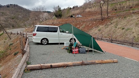 ほったらかしキャンプ場へ行ってきた。