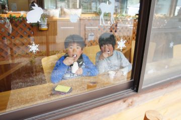 おやつの為に山登り