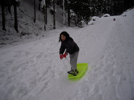 みんなで雪遊び