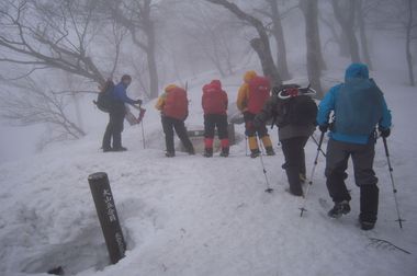 雪の大山