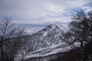 雪の大山