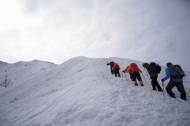 雪の大山