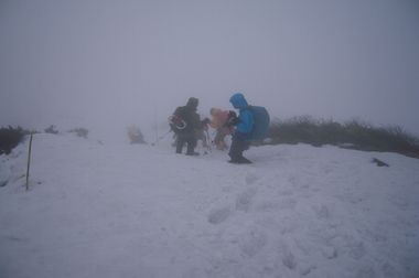 雪の大山