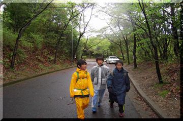 雨でも楽しい