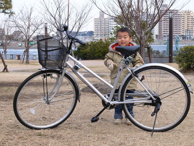 新車でサイクリング！