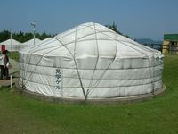 ワイルドなキャンプ場in鷹島
