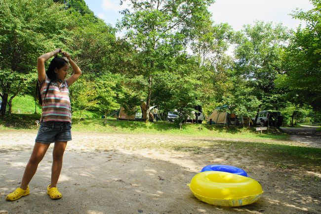 雨の父子Camp