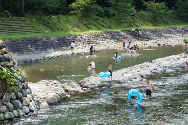 星野村de川遊び