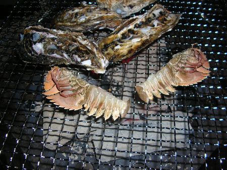 自宅で牡蠣焼き