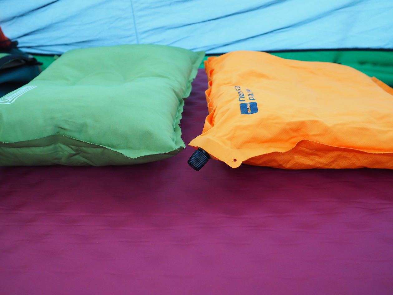 キャンプ枕の耐久性 少人数ファミリーキャンプ入門