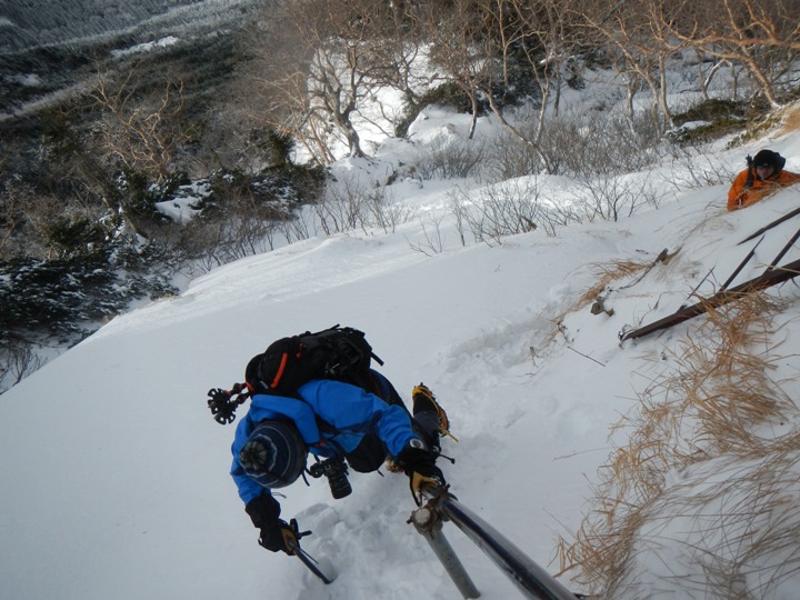 初冬、登り始めは恒例の赤岳登山。