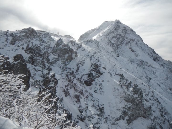 初冬、登り始めは恒例の赤岳登山。