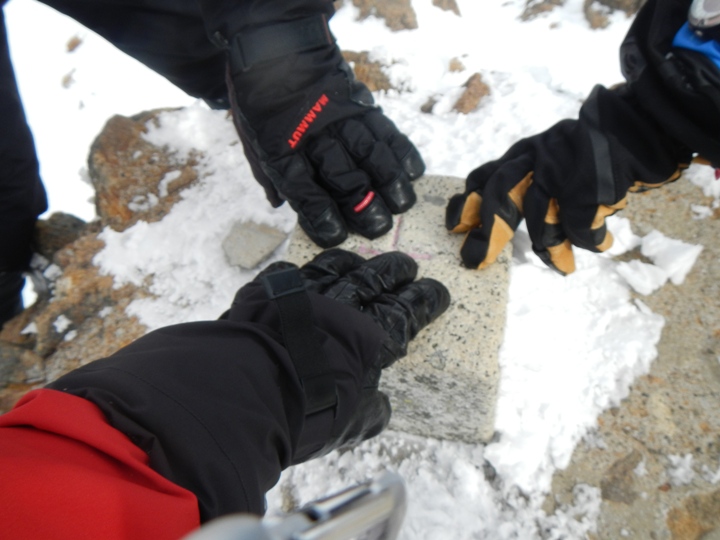 初冬、登り始めは恒例の赤岳登山。