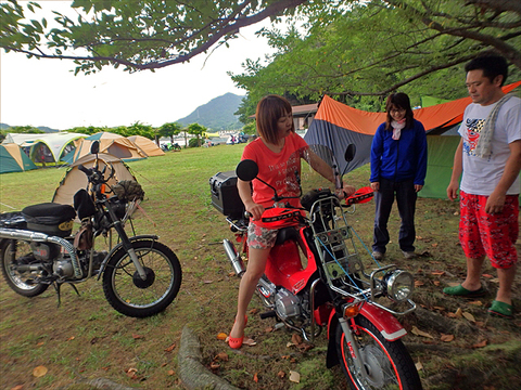 無人島より望む！花火キャンプ 2015