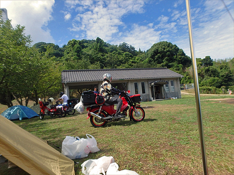 無人島より望む！花火キャンプ 2015