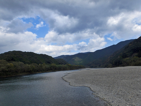 四万十川と素晴らしき岬の夕暮れ