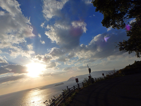 四万十川と素晴らしき岬の夕暮れ