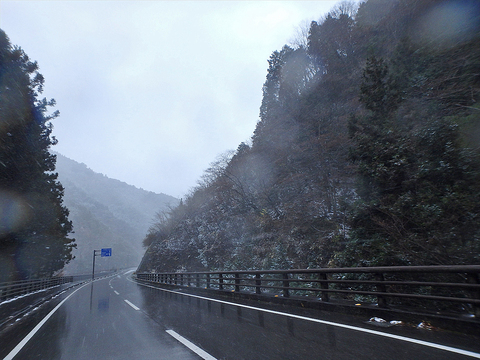 風の岬　雪の梼原