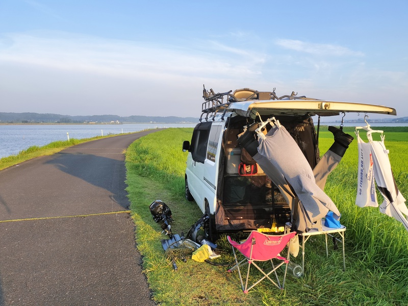 ハプニングなんぼのもんじゃい！の霞ヶ浦のバス