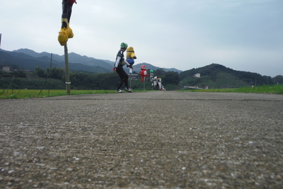秋の案山子ライド