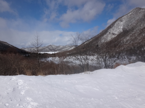 赤城山で雪山ビヴァーク