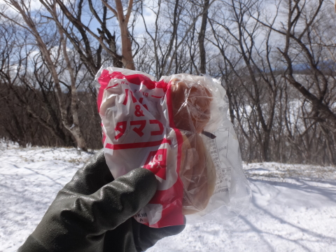 赤城山で雪山ビヴァーク