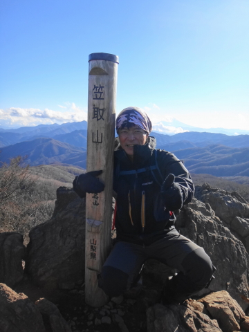2020年の登り納めは八ヶ岳・・・　のはずが笠取山　笠取小屋テント泊