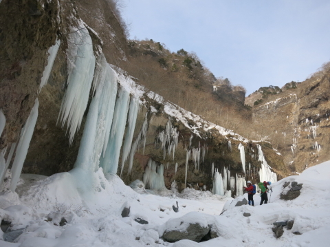 雲竜渓谷　絶景！　氷の回廊　