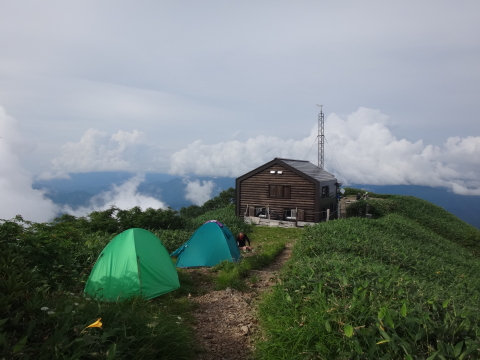今度は夏の越後駒ケ岳　駒の小屋テント泊