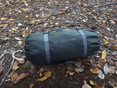ソロキャン用テント買っちゃった。ということでいつもの森でソロキャンプ　ＢＵＮＤＯＫ　ソロドーム1