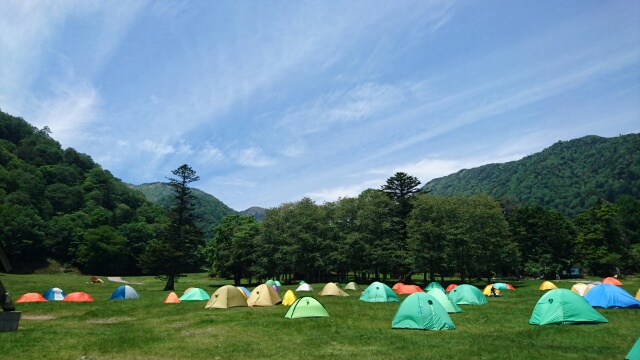 湯元キャンプ場に行ってきました