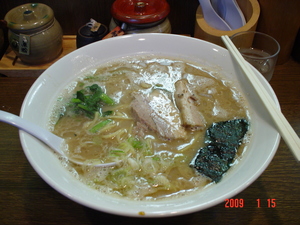 寒い日には、ラーメン②