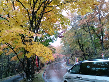 紅葉のドライブ旅（浅間白根火山ルート行き）