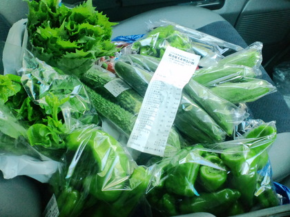 中央道談合坂SAの野菜は新鮮で安い！