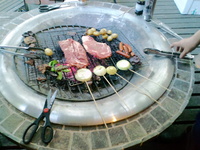 新緑の中でBBQ 2011/05/11 11:41:02