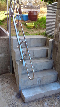 屋外階段作り