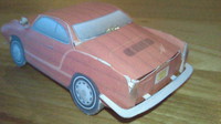 ペーパークラフト　1966 KARMANN-GHIA COUPE