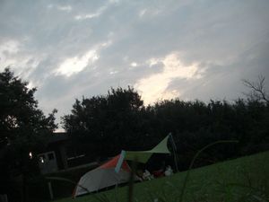 ソロキャン　因島大浜崎キャンプ場　