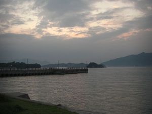 ソロキャン　因島大浜崎キャンプ場　