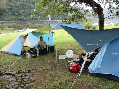 雨でも行く！四万十キャンプ
