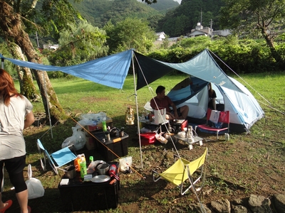 雨でも行く！四万十キャンプ