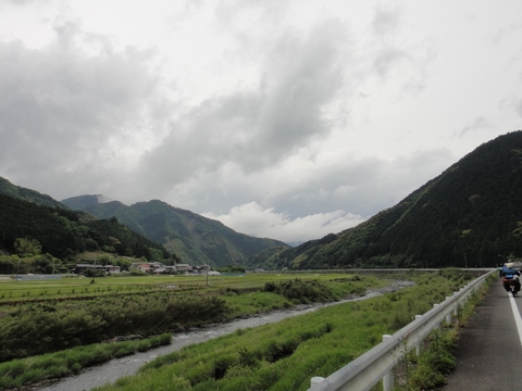 雨でもカブで行く！金環日食ツアー　その１