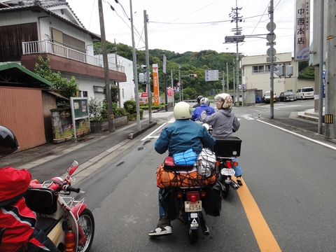 雨でもカブで行く！金環日食ツアー　その１